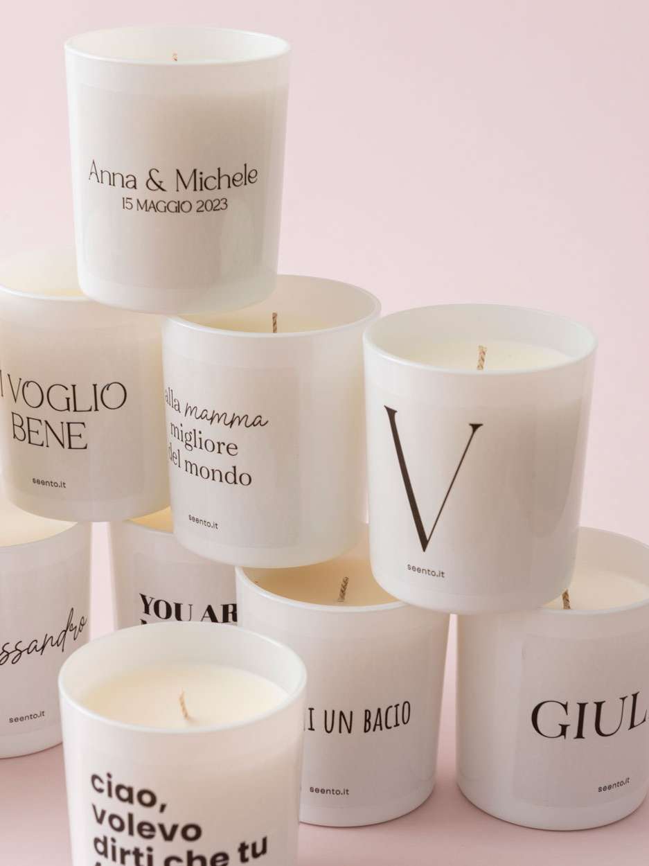 candela personalizzata